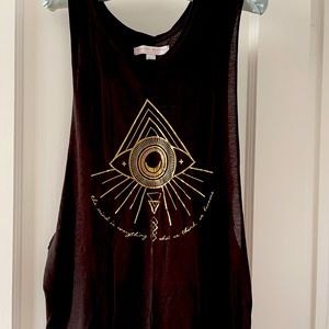 Spiritual gangster long muscle tee